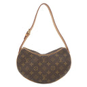 ルイヴィトン LOUIS VUITTON ポシェット クロワッサン M51510 モノグラム モノグラムキャンバス ショルダーバッグ ゴールド金具 茶 ショルダー