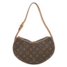 ルイヴィトン LOUIS VUITTON ポシェット クロワッサン M51510 モノグラム モノグラムキャンバス ショルダーバッグ ゴールド金具 茶 ショルダー