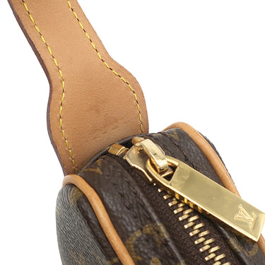 ルイヴィトン LOUIS VUITTON ポシェット クロワッサン M51510 モノグラム モノグラムキャンバス ショルダーバッグ ゴールド金具 茶 ショルダー
