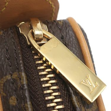 ルイヴィトン LOUIS VUITTON ポシェット クロワッサン M51510 モノグラム モノグラムキャンバス ショルダーバッグ ゴールド金具 茶 ショルダー