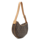 ルイヴィトン LOUIS VUITTON ポシェット クロワッサン M51510 モノグラム モノグラムキャンバス ショルダーバッグ ゴールド金具 茶 ショルダー