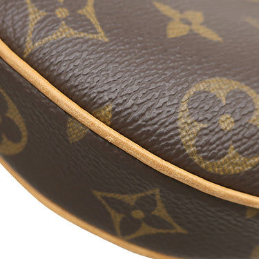 ルイヴィトン LOUIS VUITTON ポシェット クロワッサン M51510 モノグラム モノグラムキャンバス ショルダーバッグ ゴールド金具 茶 ショルダー