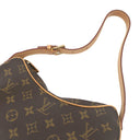ルイヴィトン LOUIS VUITTON ポシェット クロワッサン M51510 モノグラム モノグラムキャンバス ショルダーバッグ ゴールド金具 茶 ショルダー