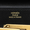 エルメス HERMES ケリーウォレット ロング トゥーゴー ブラック ボックスカーフ 長財布 ゴールド金具 黒