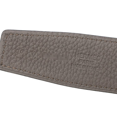 エルメス HERMES コンスタンスH #90 ブラック×エタン トゴ ボックスカーフ #90 ベルト ゴールド金具 新品 未使用 Hバックル リバーシブル キット 2024年製