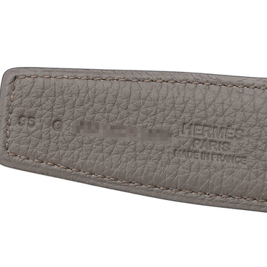 エルメス HERMES コンスタンスH #95 ブラック×エタン トゴ ボックスカーフ #95 ベルト ゴールド金具 新品 未使用 Hバックル リバーシブル キット 2026年製