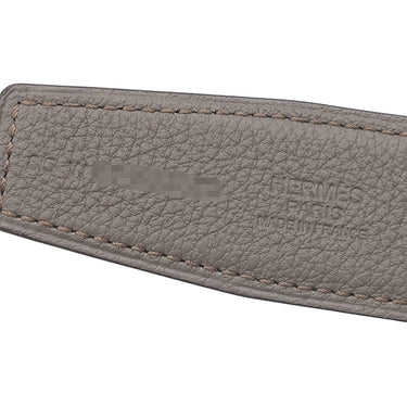 エルメス HERMES コンスタンスH #85 ブラック×エタン トゴ ボックスカーフ #85 ベルト シルバー金具 新品 未使用 Hバックル リバーシブル キット 2024年製