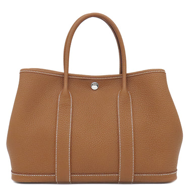 エルメス HERMES ガーデンパーティーTPM ゴールド ネゴンダ トートバッグ シルバー金具 新品 未使用 茶 オールレザー 2026年製