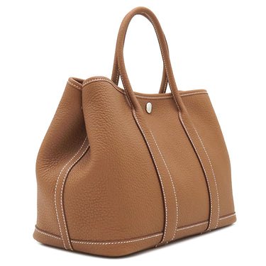 エルメス HERMES ガーデンパーティーTPM ゴールド ネゴンダ トートバッグ シルバー金具 新品 未使用 茶 オールレザー 2026年製