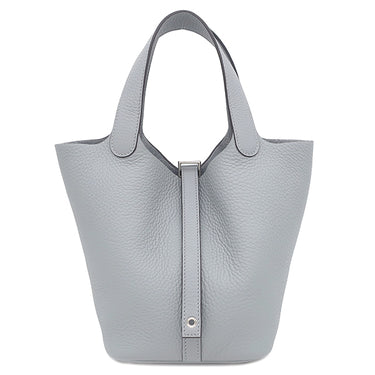 エルメス HERMES ピコタンロック 18 PM グリパンタン トリヨンクレマンス ハンドバッグ シルバー金具 新品 未使用 2026年製