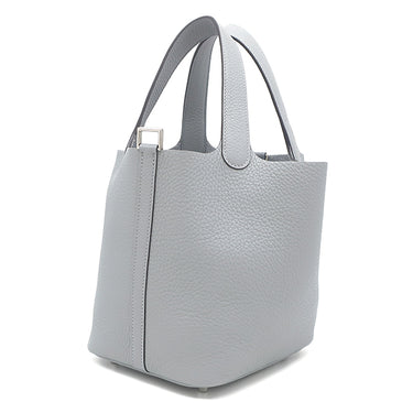 エルメス HERMES ピコタンロック 18 PM グリパンタン トリヨンクレマンス ハンドバッグ シルバー金具 新品 未使用 2026年製