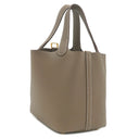 エルメス HERMES ピコタンロック 18 PM エトゥープ トリヨンクレマンス ハンドバッグ ゴールド金具 新品 未使用 グレージュ 2026年製
