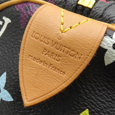 ルイヴィトン LOUIS VUITTON スピーディ30 M92642 ノワール モノグラムマルチカラー ハンドバッグ ゴールド金具 ボストン ブラック