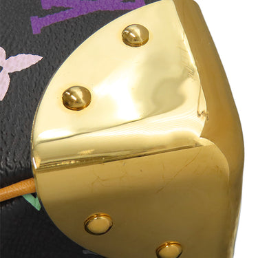 ルイヴィトン LOUIS VUITTON スピーディ30 M92642 ノワール モノグラムマルチカラー ハンドバッグ ゴールド金具 ボストン ブラック
