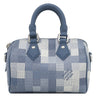 ルイヴィトン LOUIS VUITTON スピーディ バンドリエール 18 M29050 インディゴブルー レザー ダモフラージュキャンバス 2WAYバッグ マットシルバー金具 新品 未使用