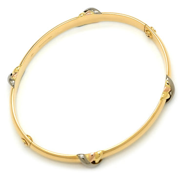 カルティエ Cartier トリニティ バングル イエローゴールド×ピンクゴールド×ホワイトゴールド K18YG #16 ブレスレット Au750 18K 18金 3カラー