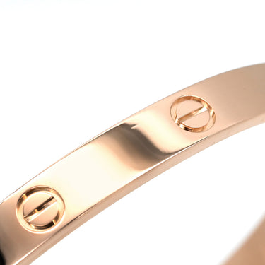 カルティエ Cartier LOVE ラブブレスレット 旧型 ピンクゴールド K18PG #21 ブレスレット クラシックモデル 750 18K PG バングル