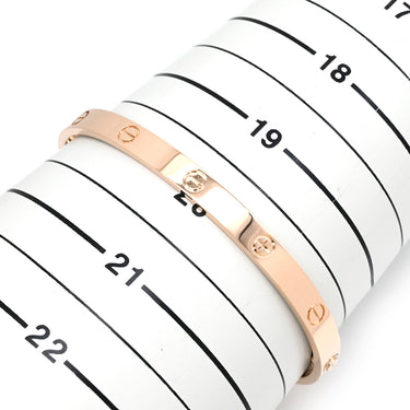カルティエ Cartier LOVE ラブブレスレット 旧型 ピンクゴールド K18PG #21 ブレスレット クラシックモデル 750 18K PG バングル