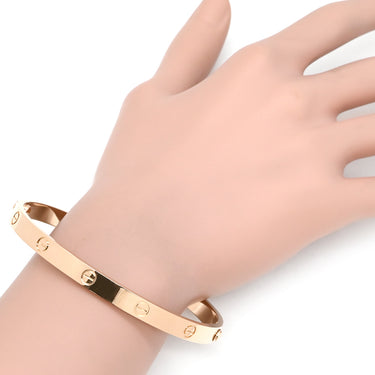 カルティエ Cartier LOVE ラブブレスレット 旧型 ピンクゴールド K18PG #21 ブレスレット クラシックモデル 750 18K PG バングル