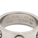 カルティエ Cartier LOVE ラブリング B4084700 ホワイトゴールド K18WG #47(JP7) リング 指輪 750 18K WG クラシックモデル 7号