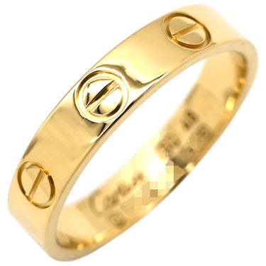 カルティエ Cartier ミニラブリング B4085000 イエローゴールド K18YG #48(JP8) リング 指輪 スモールモデル LOVE Ring 18K 750YG 8号