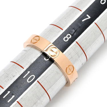 カルティエ Cartier ミニラブリング B4085200 ピンクゴールド K18PG #49(JP9) リング 指輪 スモールモデル LOVE Ring 18K 750PG 9号
