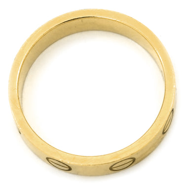カルティエ Cartier ラブリング B4085000 イエローゴールド K18YG #47 リング 指輪 SM スモールモデル LOVE Ring Au750 18K 7号
