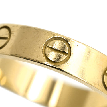カルティエ Cartier ラブリング B4085000 イエローゴールド K18YG #47 リング 指輪 SM スモールモデル LOVE Ring Au750 18K 7号