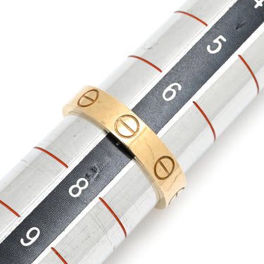 カルティエ Cartier ラブリング B4085000 イエローゴールド K18YG #47 リング 指輪 SM スモールモデル LOVE Ring Au750 18K 7号