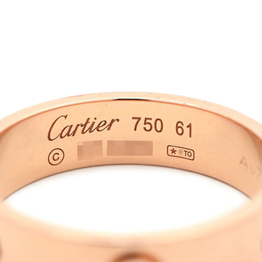 カルティエ Cartier ラブリング B4084800 ピンクゴールド K18PG #61(JP21) リング 指輪 クラシックモデル LOVE Ring 750 18K PG 18金 20号