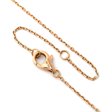 カルティエ Cartier アミュレット ドゥ カルティエ XS オレンジ×ピンクゴールド K18PG ダイヤモンド カーネリアン ネックレス PG Au750 18K ダイヤ カーネリアン タリスマン