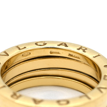 ブルガリ BVLGARI ビーゼロワン B-zero1 3バンド イエローゴールド K18YG #52(JP12) リング 指輪 Au750 18K 18金 11.5号