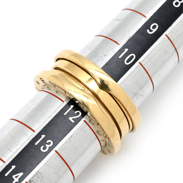 ブルガリ BVLGARI ビーゼロワン B-zero1 3バンド イエローゴールド K18YG #52(JP12) リング 指輪 Au750 18K 18金 11.5号