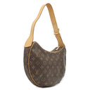 ルイヴィトン LOUIS VUITTON クロワッサン MM M51512 モノグラム モノグラムキャンバス ショルダーバッグ ゴールド金具 茶 肩掛け ワンショルダー