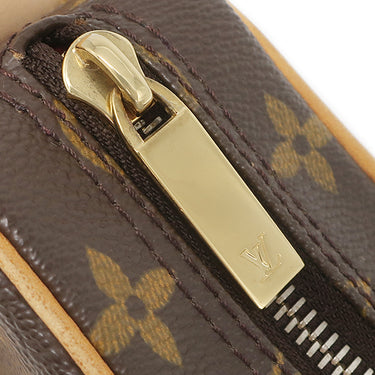 ルイヴィトン LOUIS VUITTON クロワッサン MM M51512 モノグラム モノグラムキャンバス ショルダーバッグ ゴールド金具 茶 肩掛け ワンショルダー