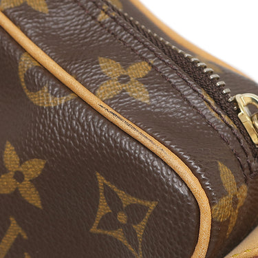 ルイヴィトン LOUIS VUITTON クロワッサン MM M51512 モノグラム モノグラムキャンバス ショルダーバッグ ゴールド金具 茶 肩掛け ワンショルダー