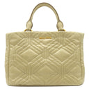 ミュウミュウ MIU MIU ヴィッテロ シャイン トート RN0928 ベージュ レザー 2WAYバッグ ゴールド金具 ハンドバッグ ショルダー