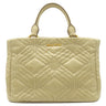 ミュウミュウ MIU MIU ヴィッテロ シャイン トート RN0928 ベージュ レザー 2WAYバッグ ゴールド金具 ハンドバッグ ショルダー