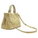 ミュウミュウ MIU MIU ヴィッテロ シャイン トート RN0928 ベージュ レザー 2WAYバッグ ゴールド金具 ハンドバッグ ショルダー
