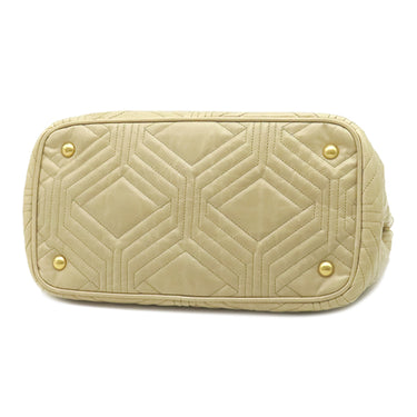 ミュウミュウ MIU MIU ヴィッテロ シャイン トート RN0928 ベージュ レザー 2WAYバッグ ゴールド金具 ハンドバッグ ショルダー