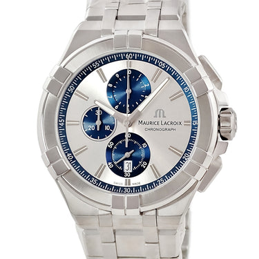 腕時計 モーリスラクロア Maurice Lacroix アイコン クロノグラフ 44mm AI1018-SS002-131-1 クオーツ メンズ 未使用 デイト スモールセコンド