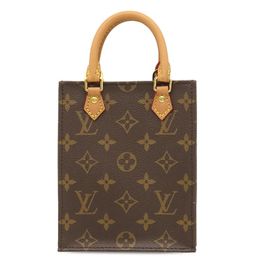 ルイヴィトン LOUIS VUITTON プティット サックプラ M69442 モノグラム モノグラムキャンバス 2WAYバッグ ゴールド金具 ハンドバッグ ショルダー 旧型