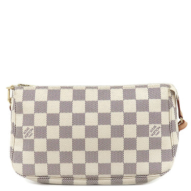 ルイヴィトン LOUIS VUITTON ポシェット アクセソワール N51986 ダミエアズール ダミエアズールキャンバス アクセサリーポーチ ゴールド金具 ハンドバッグ