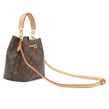 ルイヴィトン LOUIS VUITTON ネオノエ BB M46581 モノグラム モノグラムキャンバス 2WAYバッグ ゴールド金具 茶 ショルダー ハンドバッグ