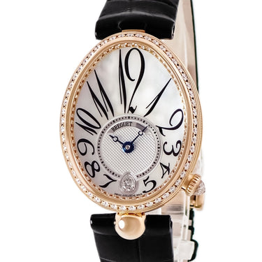 腕時計 ブレゲ BREGUET クイーン オブ ネイプルズ 8918BR/58/864 D00D 自動巻き レディース K18RG無垢 純正ダイヤ シェル 卵型 青針
