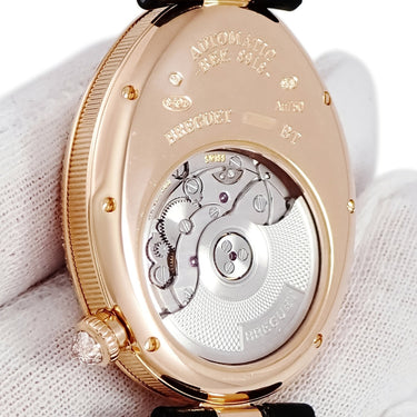 腕時計 ブレゲ BREGUET クイーン オブ ネイプルズ 8918BR/58/864 D00D 自動巻き レディース K18RG無垢 純正ダイヤ シェル 卵型 青針