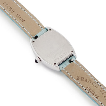 腕時計 フランクミュラー FRANCK MULLER トノウカーベックス プティ 2502QZD1R クオーツ レディース 純正ダイヤ ブルー ギョーシェ