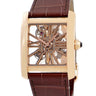 腕時計 カルティエ Cartier タンク MC W5310040 手巻き メンズ K18PG無垢 ピンクゴールド スケルトン ローマン バー スクエア