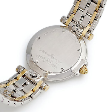 腕時計 ジャガールクルト JAEGER LECOULTRE ランデヴー 421.5.09 クオーツ レディース 純正ダイヤ ブルー シェル 回転ベゼル ランデブー