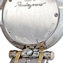 腕時計 ジャガールクルト JAEGER LECOULTRE ランデヴー 421.5.09 クオーツ レディース 純正ダイヤ ブルー シェル 回転ベゼル ランデブー